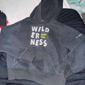 Columbia Black 'Wilderness' Kids Hoodie